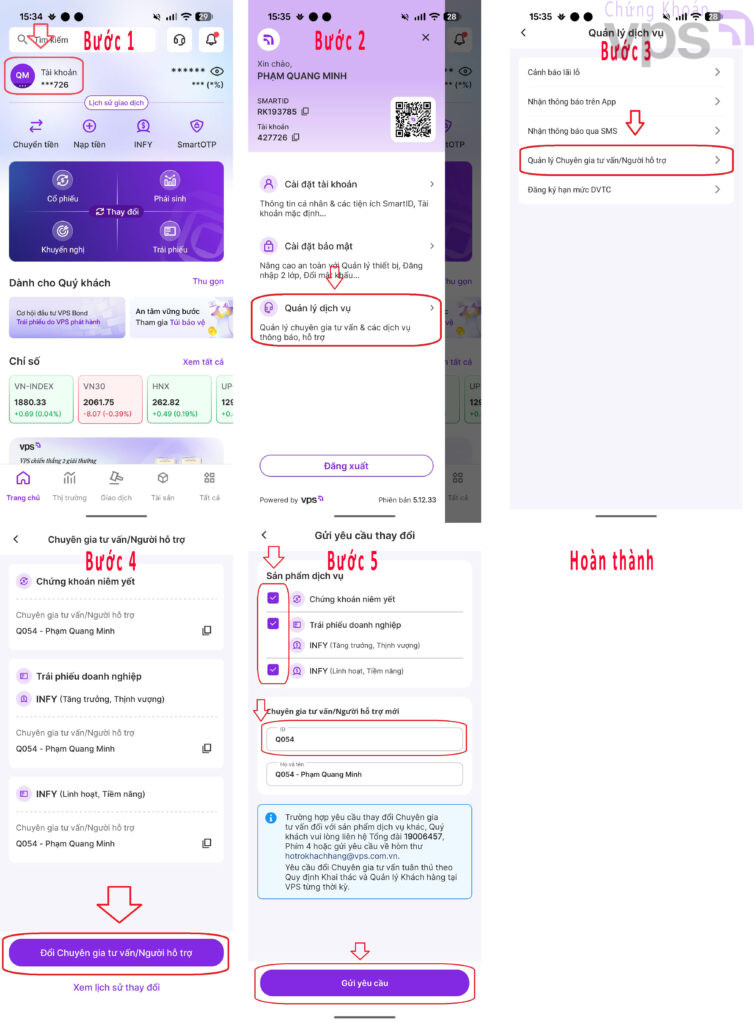 Hướng dẫn các bước đổi ID VPS
