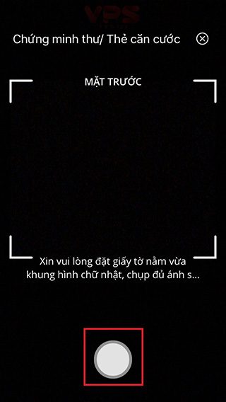 chụp ảnh chứng minh thư mặt trước