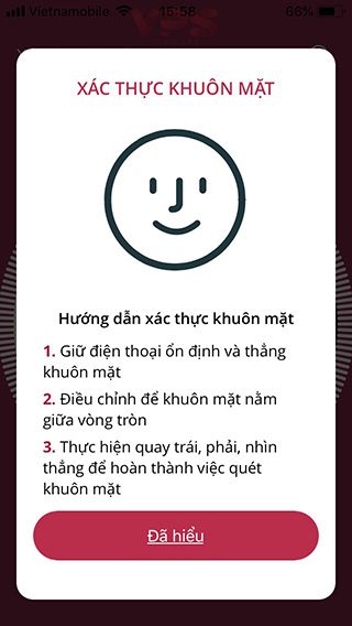 Hướng dẫn xác thực khuôn mặt